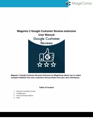 magento 2 google customer review extension user