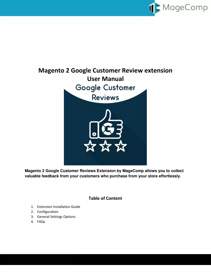 magento 2 google customer review extension user