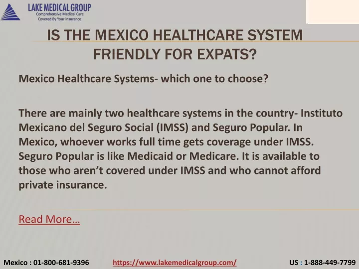 is the mexico healthcare system friendly
