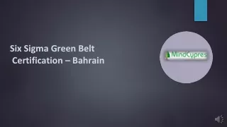 six sigma in bahrain