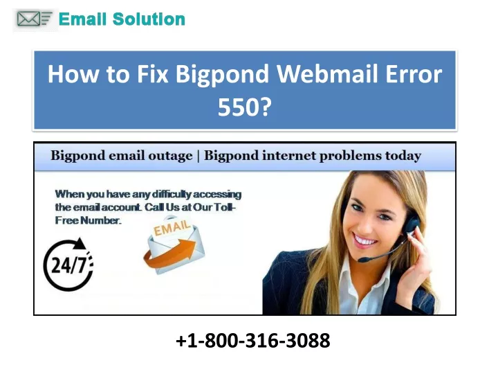 how to fix bigpond webmail error 550