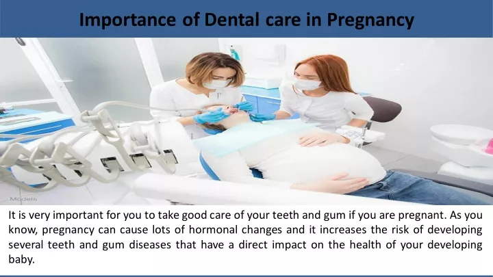 importance of dental care in pregnancy