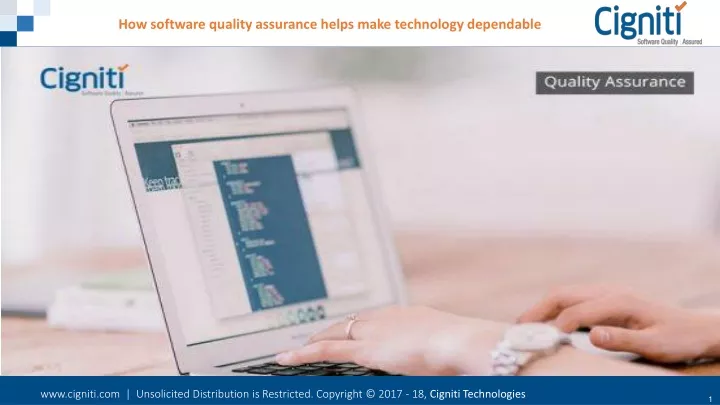 how software quality assurance helps make