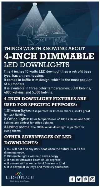 things worth knowing about 4 inch dimmable