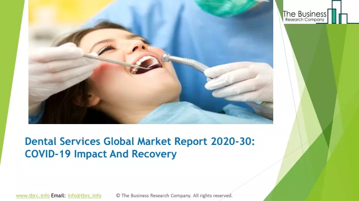 dental services global market report 2020