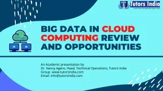 big data in cloud computing review