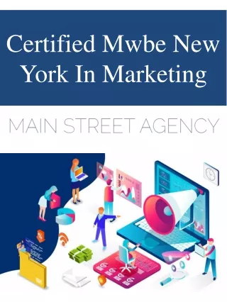 Certified Mwbe New York In Marketing