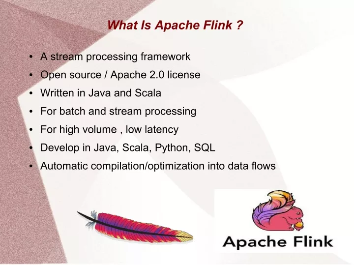 what is apache flink