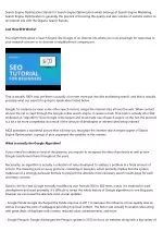 What is Search Engine Optimisation/ Explore Engine Optimization? - slide 1