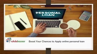 Boost Your Chances to Apply online personal loan