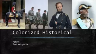 colorized historical