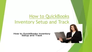 How to QuickBooks Inventory Setup and Track