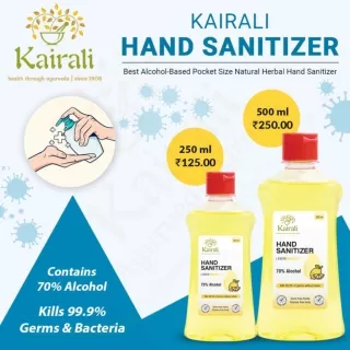 Kairali Hand Sanitizer - Its natural and safe