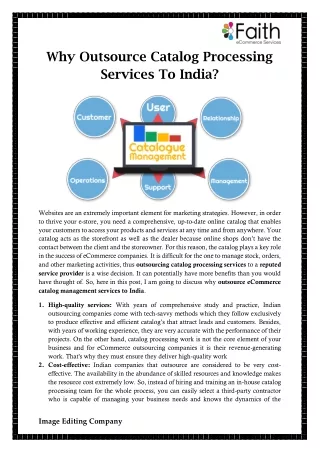 Why Outsource Catalog Processing Services To India?
