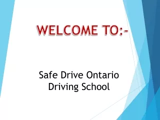 welcome to