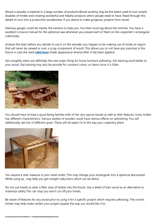 wood is actually a material in a large number