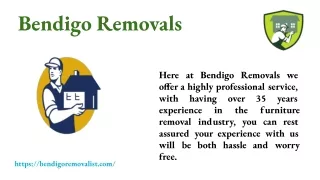 Bendigo Removalist