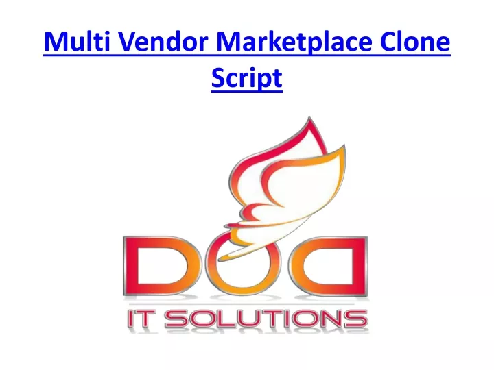 multi vendor marketplace clone script