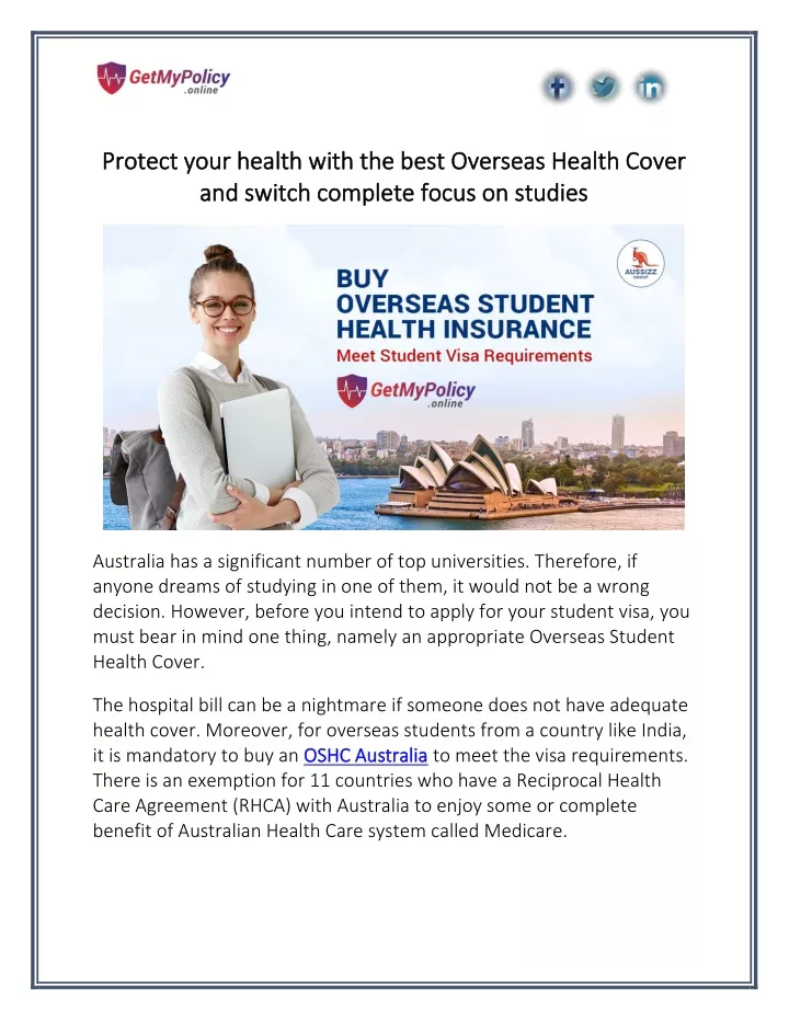 protect your health with the best overseas health