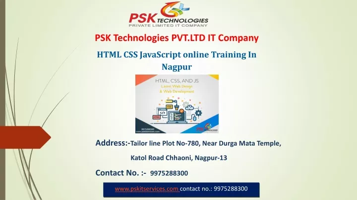 psk technologies pvt ltd it company html