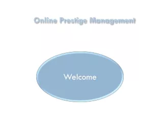 online prestige management