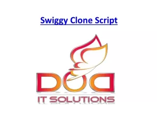 swiggy clone script
