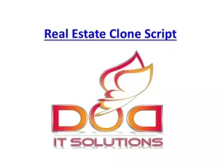real estate clone script