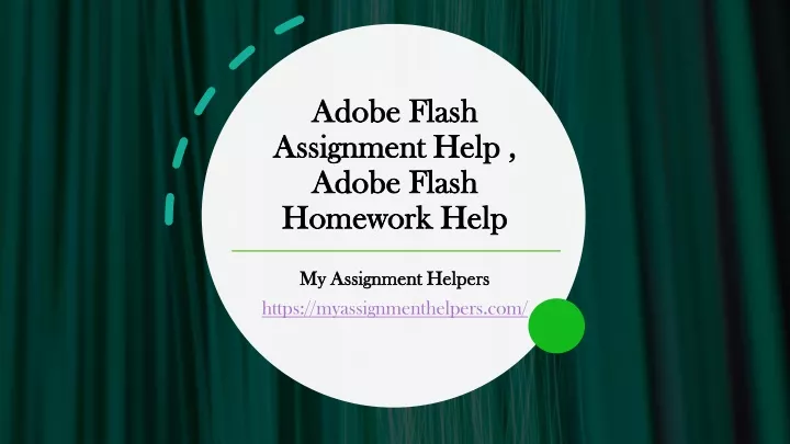 adobe flash assignment help adobe flash homework help