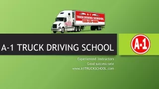 TRUCK DRIVING SCHOOL CALIFORNIA