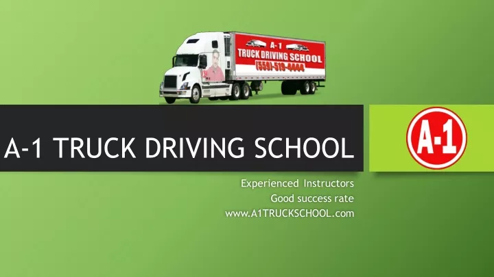 a 1 truck driving school
