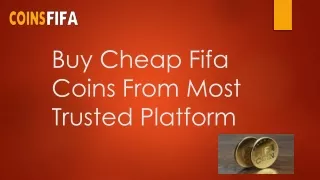 Buy Cheap Fifa Coins From Most Trusted Platform