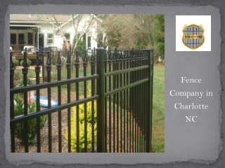 Professional Residential and Commercial Fence Company in Charlotte NC