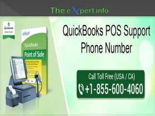 QuickBooks POS Support Phone Number 1-855-6OO-4O6O