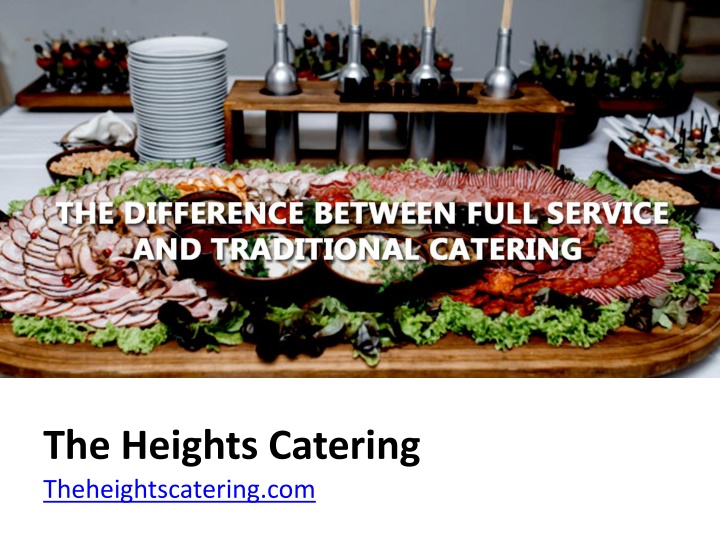 the heights catering