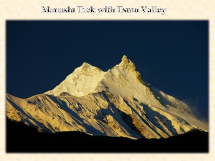 manaslu trek with tsum valley