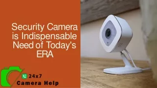 security camera is indispensable need of today