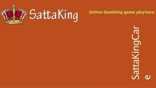 How People win if addicted Satta-King