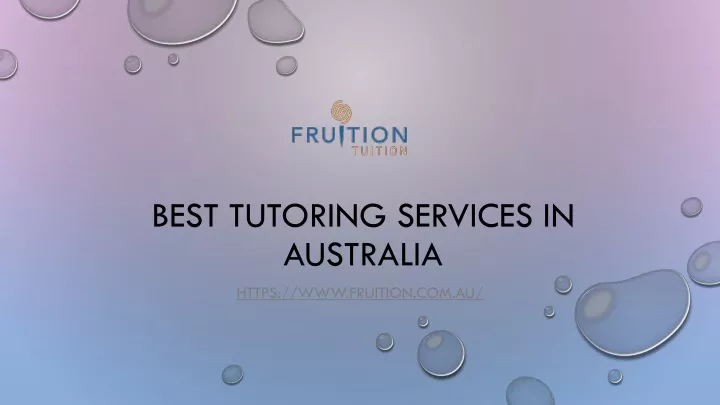 best tutoring services in australia