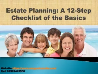 estate planning a 12 step checklist of the basics