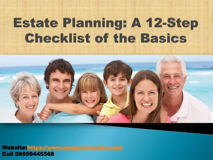 estate planning a 12 step checklist of the basics