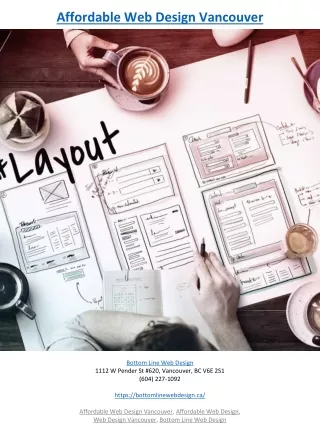 affordable web design vancouver