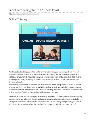 online tutoring