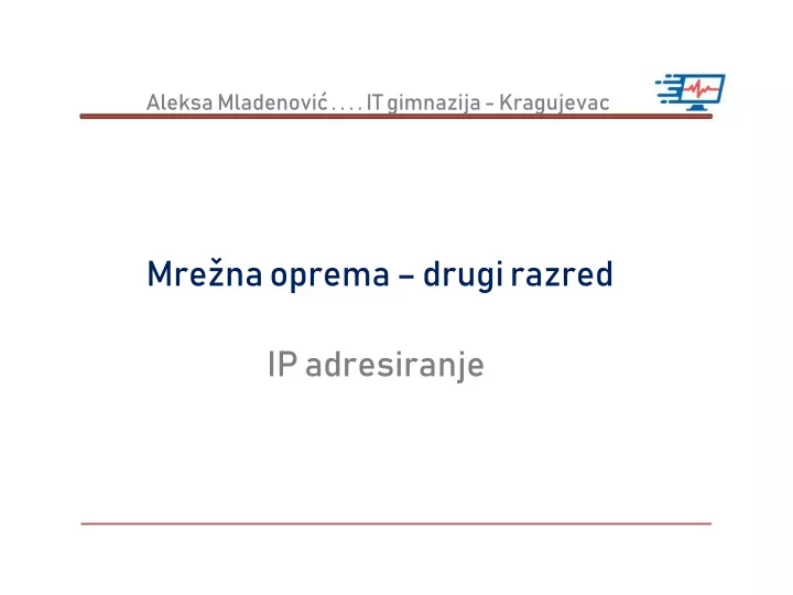 aleksa mladenovi it gimnazija kragujevac