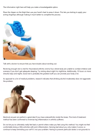 the information right here will help you make