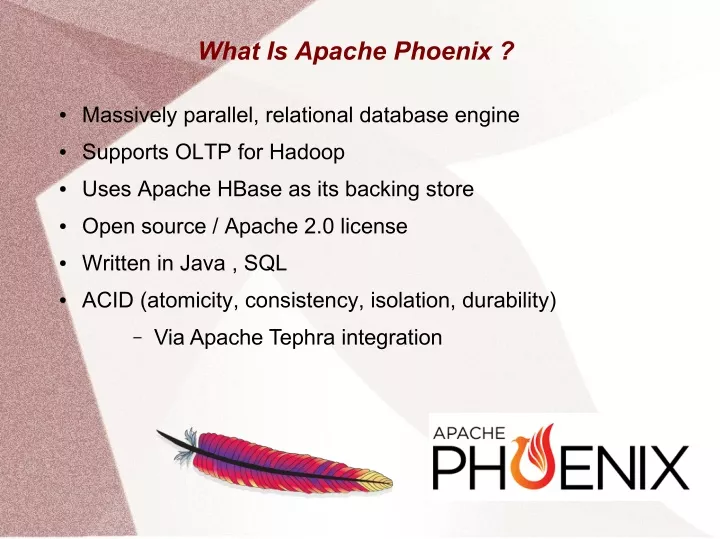 what is apache phoenix