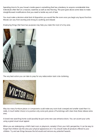 spending time to fix your house s inside space