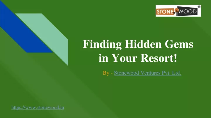 finding hidden gems in your resort