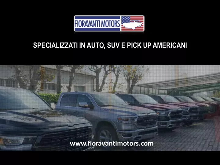 specializzati in auto suv e pick up americani