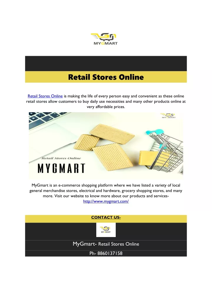 retail stores online