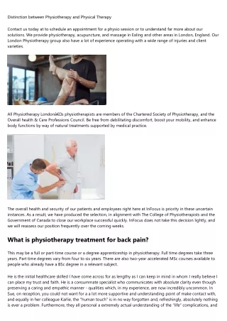 The Top 10 Pros And Cons Of Pro Motion Healthcare - Physiotherapy & Orthotic Clinic.